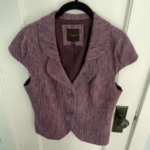 The Limited cap shoulder tweed jacket